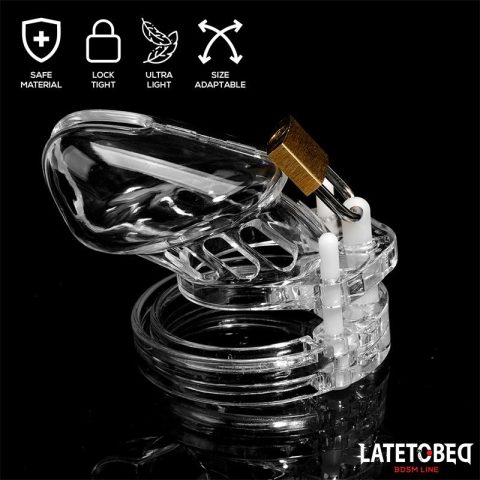 Chastity Penis Cage Short Clear