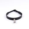 Collar with Bell Adjustable 43 cm Black Collar with Bell Adjustable 43 cm Black