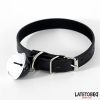 Collar with Bell Black Adjustable