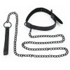 Collar with Leash Black Matt Collar with Leash Black Matt