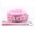 Collar with Leash Pastel Pink Collar with Leash Pastel Pink