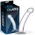 Dildo curvo in cristallo, 16 cm Curved Dildo Crystal Material 16 cm