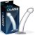 Dildo curvo in cristallo, 18 cm Curved Dildo Crystal Material 18 cm