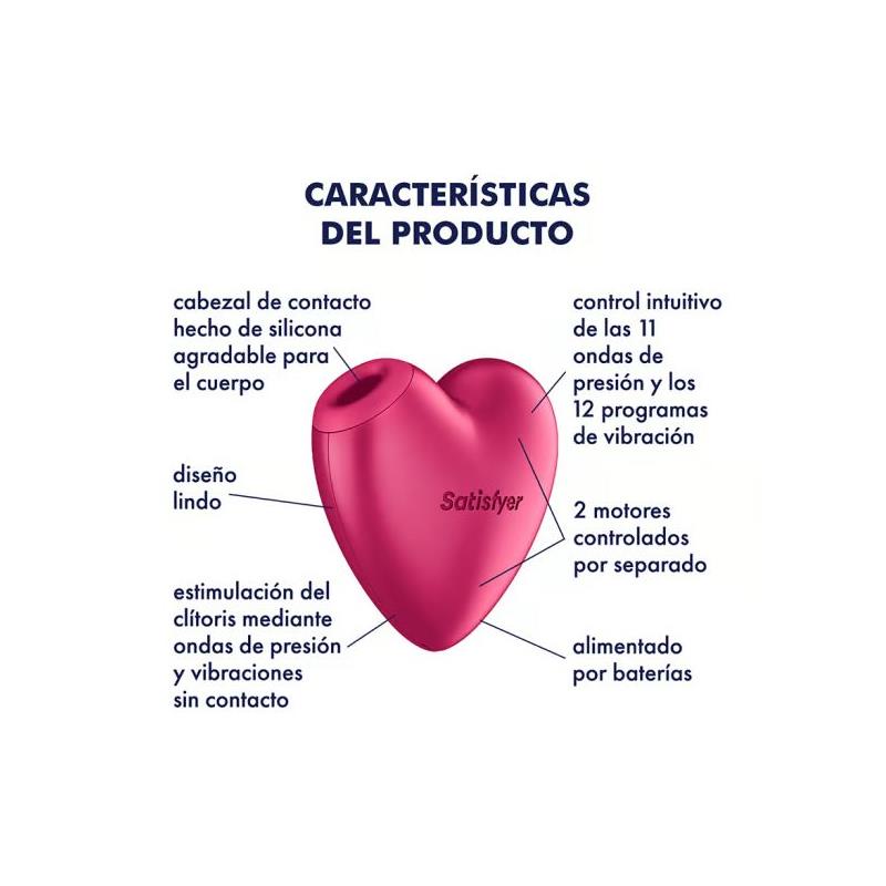 Serie di batterie Cutie Heart Clitoris Sucker Serie di batterie Cutie Heart Clitoris Sucker - immagine 4