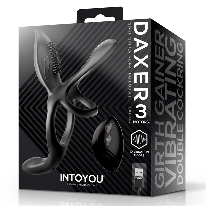 Daxer Girth Gainer Vibrating Double Cockring Daxer Girth Gainer Vibrating Double Cockring - Image 10