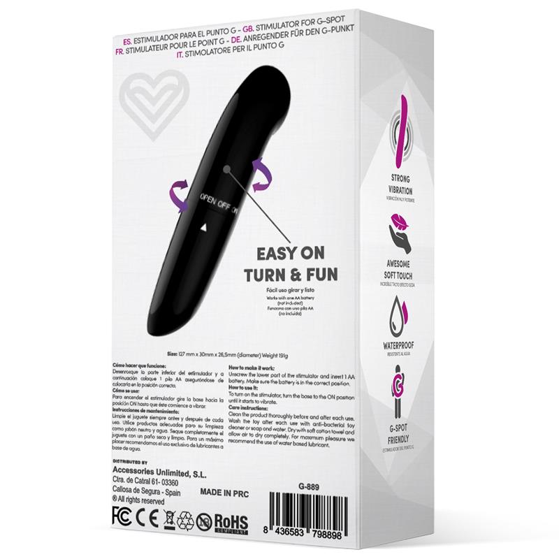Stimolatore Denzel Easy Quick Nero Stimolatore Denzel Easy Quick Nero - immagine 3