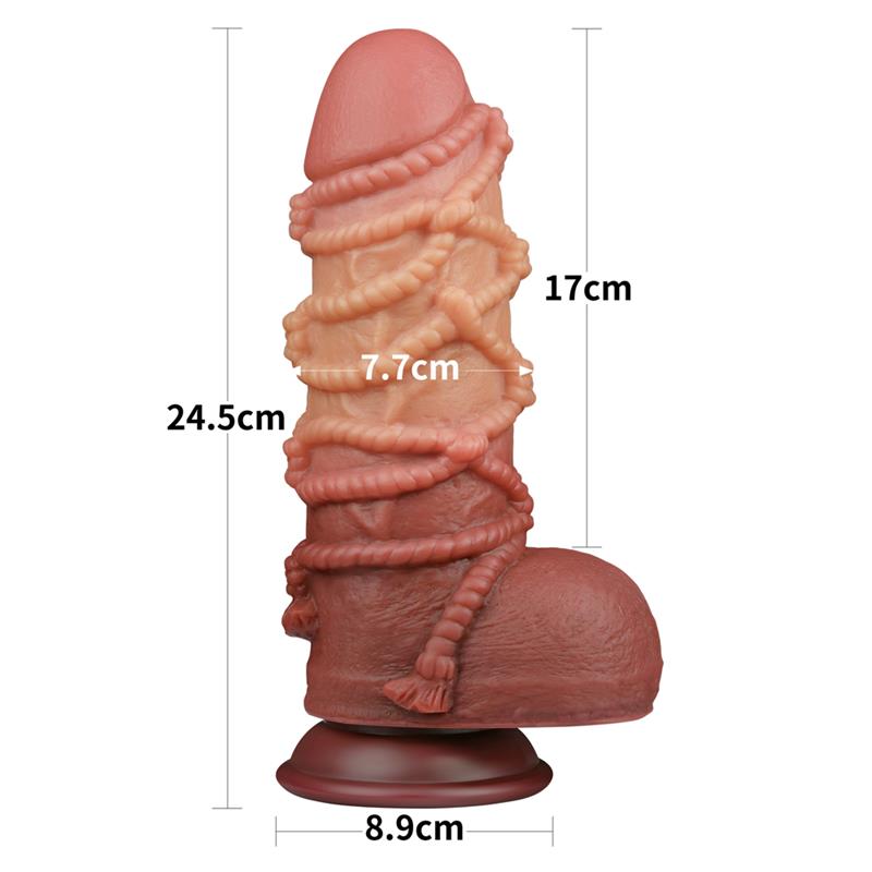 Dildo Dual Layer King Size Nature 9.5 Dildo Dual Layer King Size Nature 9.5 - Image 11