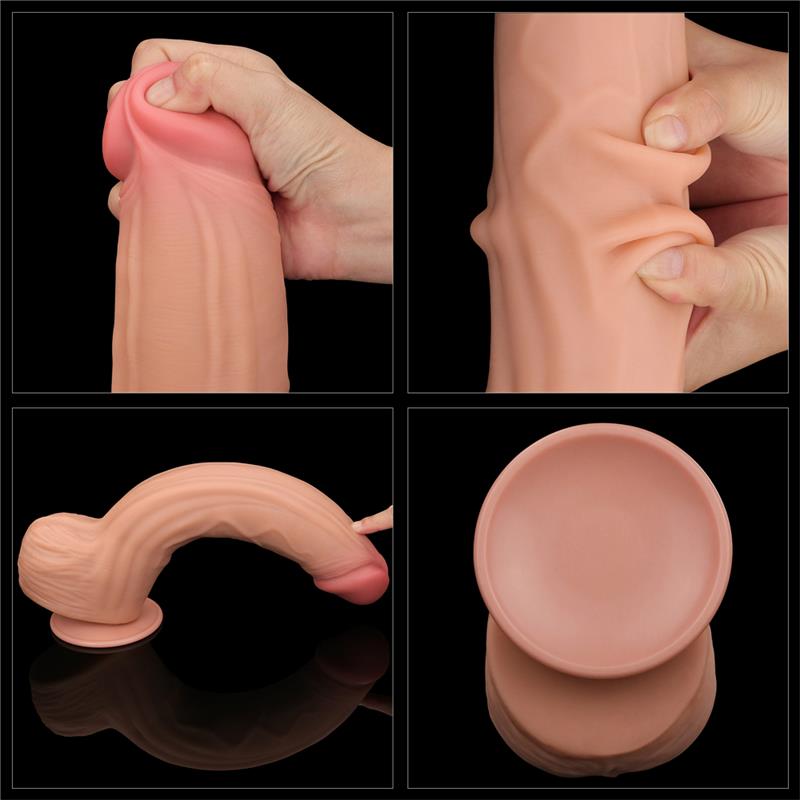 Dildo Dual Layer Sliding Skin 12 Dildo Dual Layer Sliding Skin 12 - Image 7