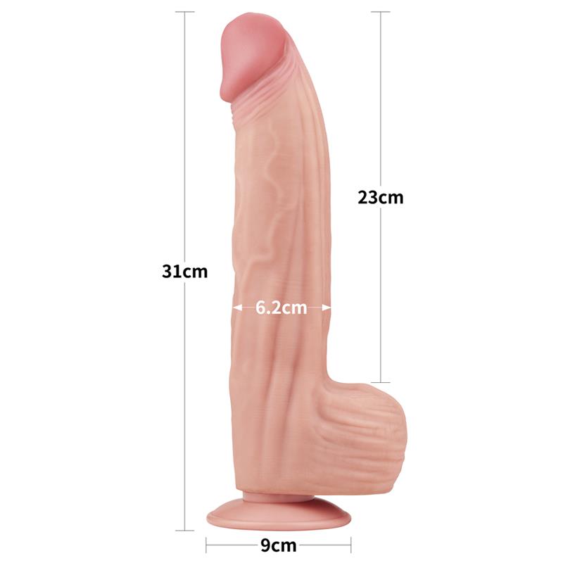 Dildo Dual Layer Sliding Skin 12 Dildo Dual Layer Sliding Skin 12 - Image 10