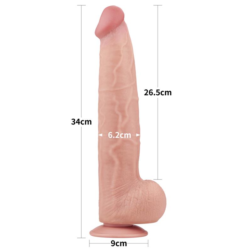 Dildo Dual Layer Sliding Skin 13.5 Dildo Dual Layer Sliding Skin 13.5 - Image 9