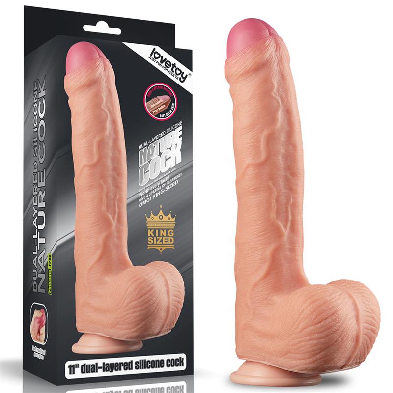 Dildo Nature 11 Dual Layer Flesh Dildo Nature 11 Dual Layer Flesh - Image 3