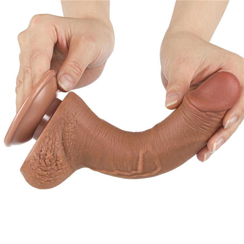 Dildo Sliding Skin 7.5 marrone Dildo Sliding Skin 7.5 marrone - immagine 2