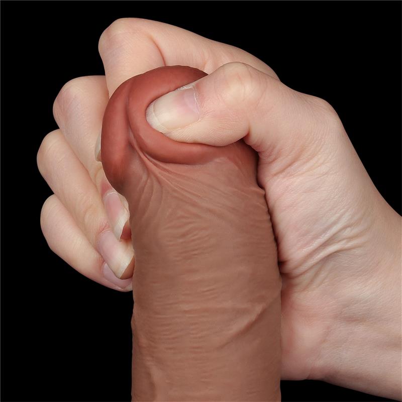 Dildo Sliding Skin 8 Brown Dildo Sliding Skin 8 Brown - Image 8