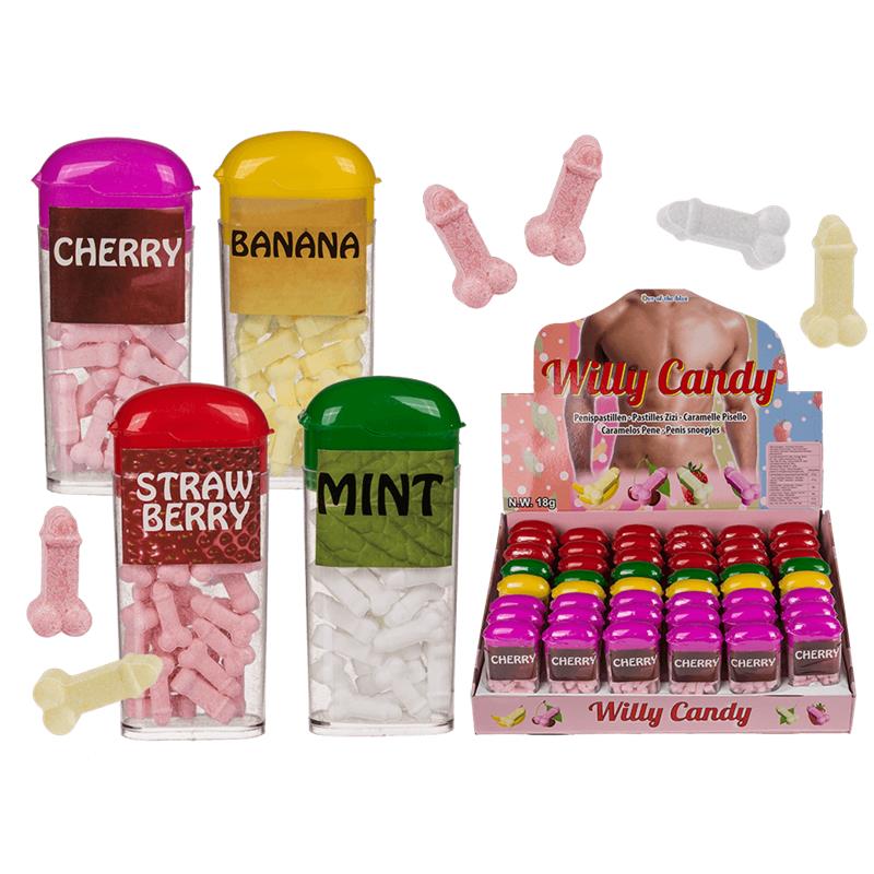 Display 48 Units Penis Candies 4 Flavors Display 48 Units Penis Candies 4 Flavors