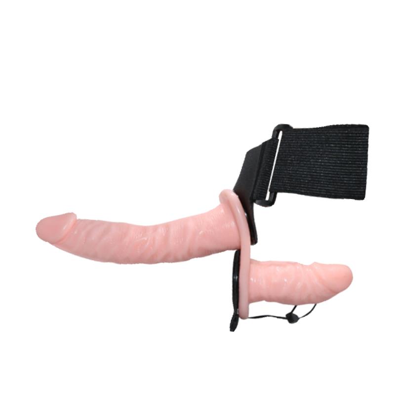 Strap-on per doppia penetrazione color carne Strap-on per doppia penetrazione color carne - immagine 4