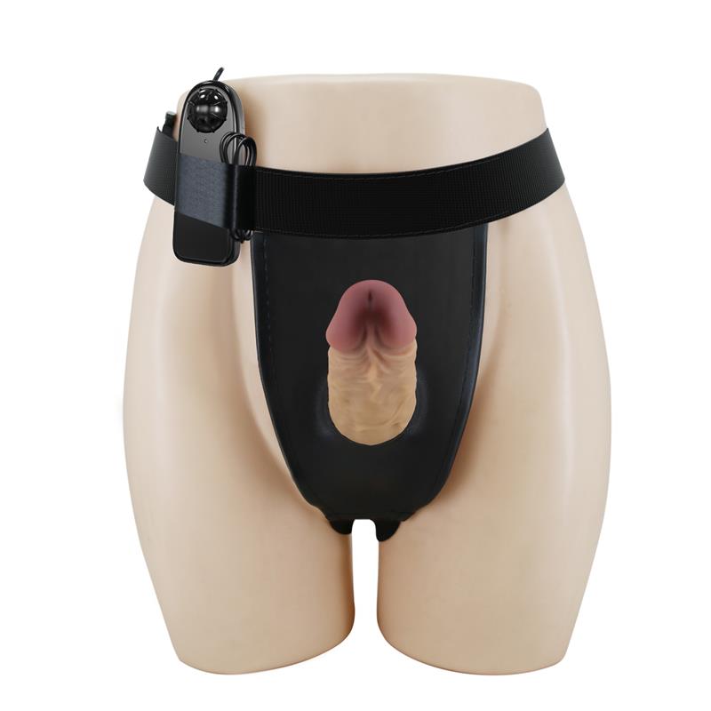 Imbracatura Draven con dildo vibrante cavo Imbracatura Draven con dildo vibrante cavo - immagine 5