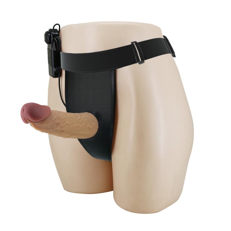 Imbracatura Draven con dildo vibrante cavo Draven Harness with Hollow Vibrating Dildo