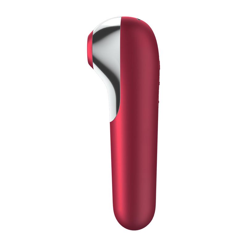 Dual Love Vibe e Sucker con Air Pulse Rosso Dual Love Vibe e Sucker con Air Pulse Rosso - immagine 2