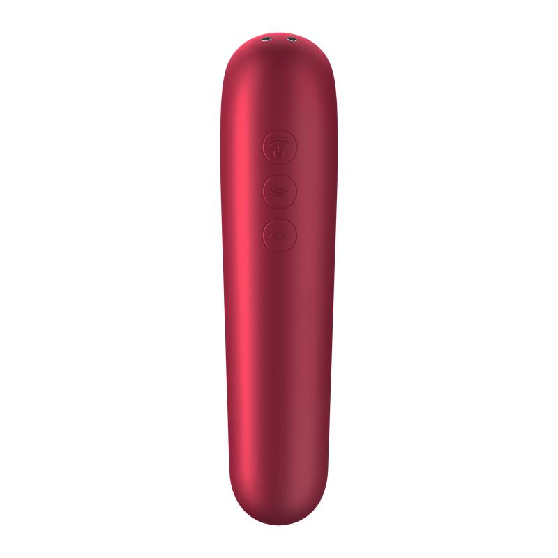 Dual Love Vibe e Sucker con Air Pulse Rosso Dual Love Vibe e Sucker con Air Pulse Rosso - immagine 4