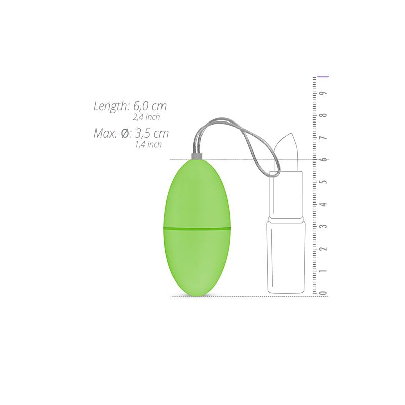 Remote Control Vibrating Egg - Green Remote Control Vibrating Egg - Green - immagine 5
