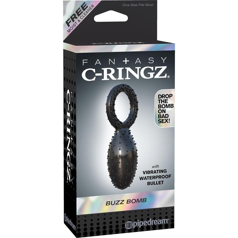 Fantasy C-Ringz Buzz Bomb Nero Fantasy C-Ringz Buzz Bomb Nero - immagine 3
