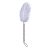 Piuma solleticante con involucro 46 cm Nero/Bianco Feather Tickler with Wrapped 46 cm Black/White