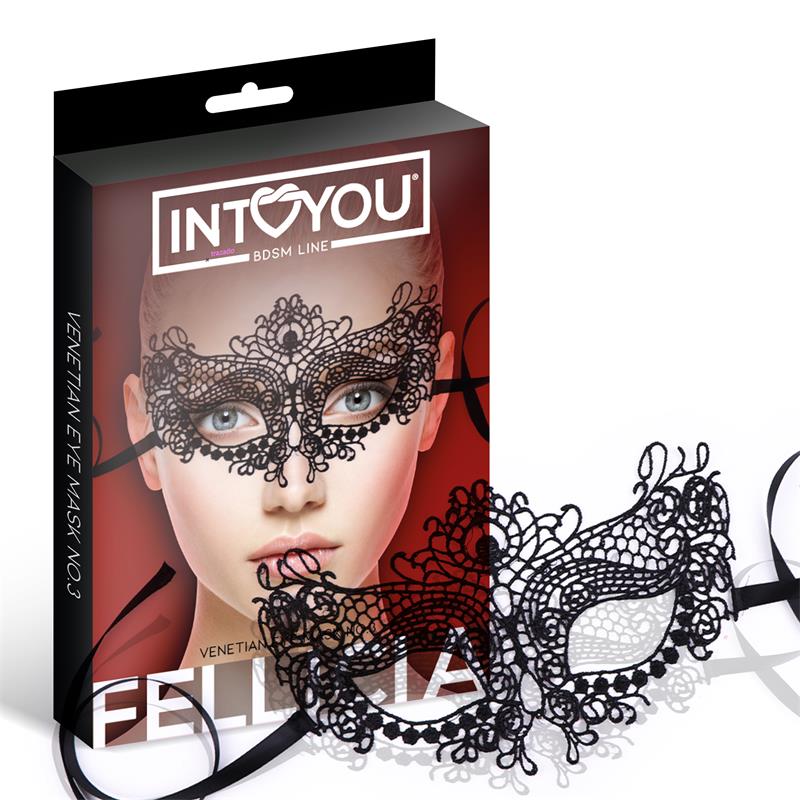 Maschera per occhi veneziana Fellicia n. 3 Maschera per occhi veneziana Fellicia n. 3 - immagine 2