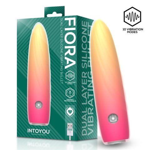 Fiora Dual Layer Silicone Vibrating Bullet