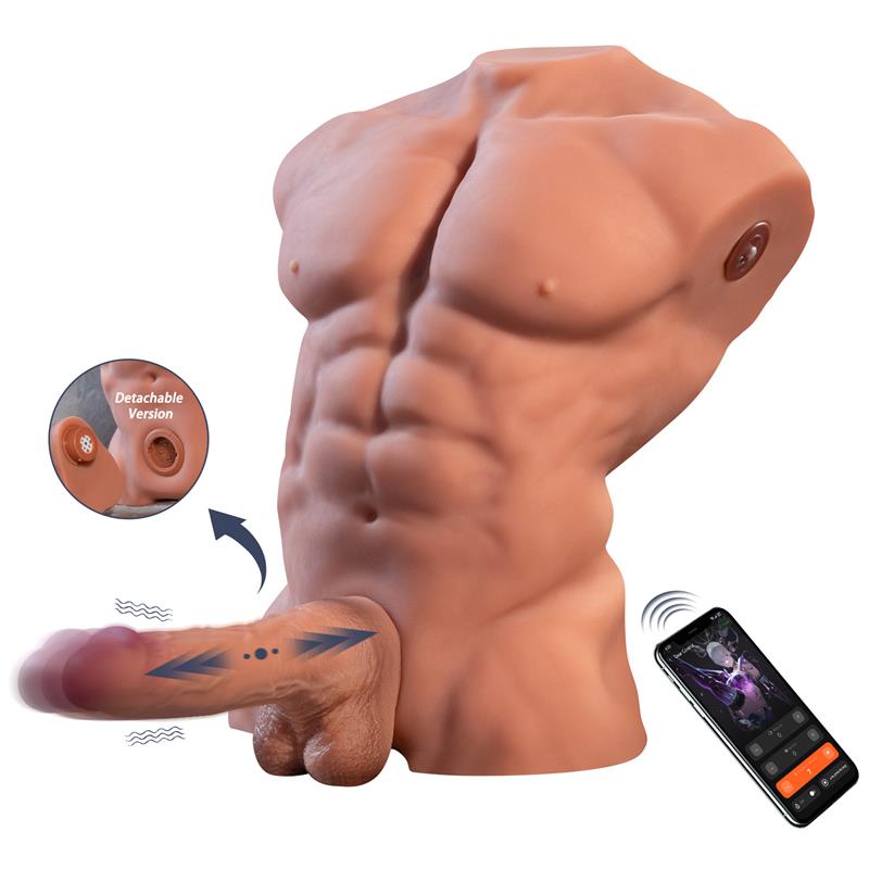Fitter Torso with Detachable Dildom, Thrusting and APP 11.6 kg Fitter Torso with Detachable Dildom