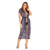 Flowlace Lace Kimono Turqoise Blue