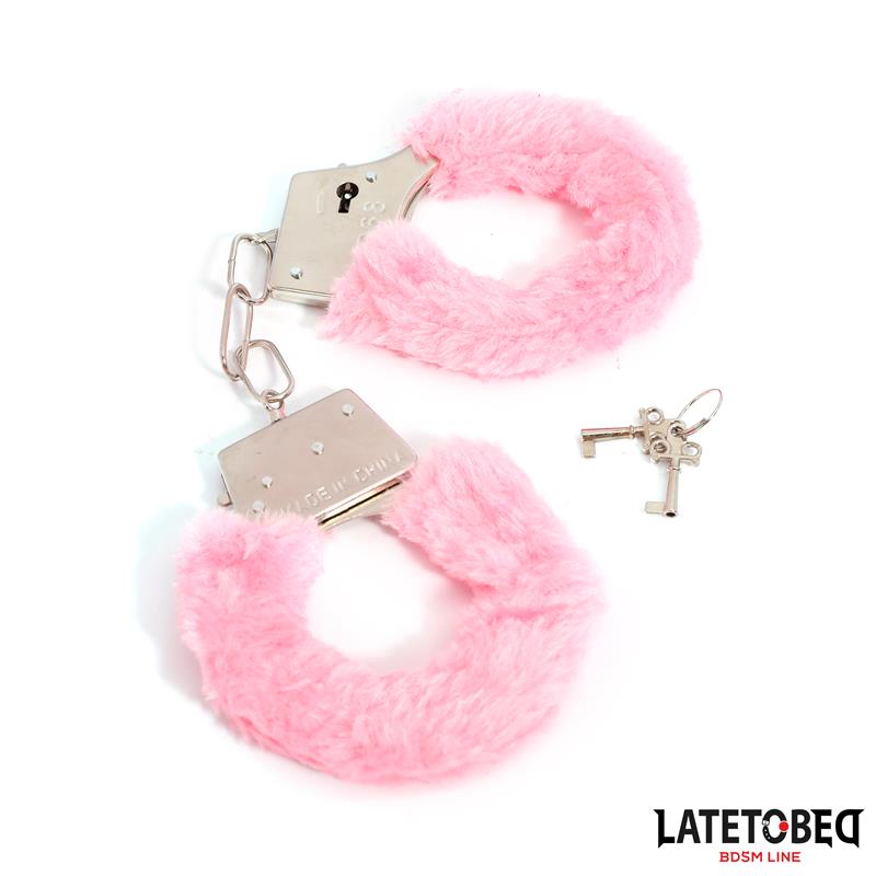 Furry Metal Cuff Pink Furry Metal Cuff Pink - Image 4