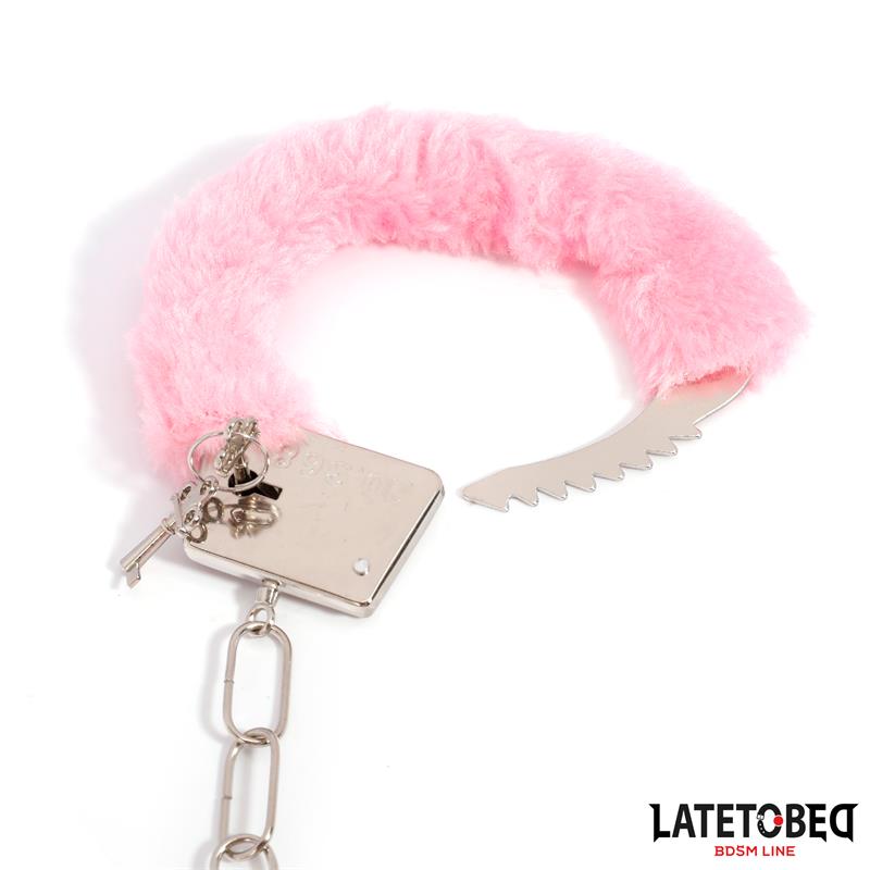 Furry Metal Cuff Pink Furry Metal Cuff Pink - Image 8
