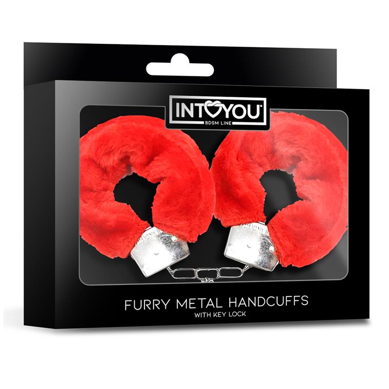 Manette in metallo con pelliccia rosse Manette in metallo con pelliccia rosse - immagine 10