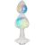 Gemoria Silicone Butt Plug with Crystal Sphere Multicolor