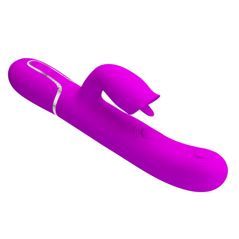 Gigi Vibrator Licking and Thumping Fuchsia Gigi Vibrator Licking and Thumping Fuchsia - Image 4