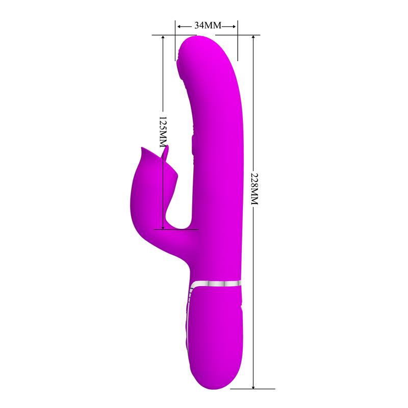 Gigi Vibrator Licking and Thumping Fuchsia Gigi Vibrator Licking and Thumping Fuchsia - Image 8