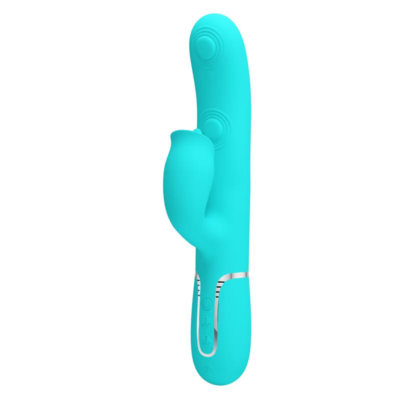 Gigi Vibrator Licking and Thumping Turquoise Gigi Vibrator Licking and Thumping Turquoise - Image 2