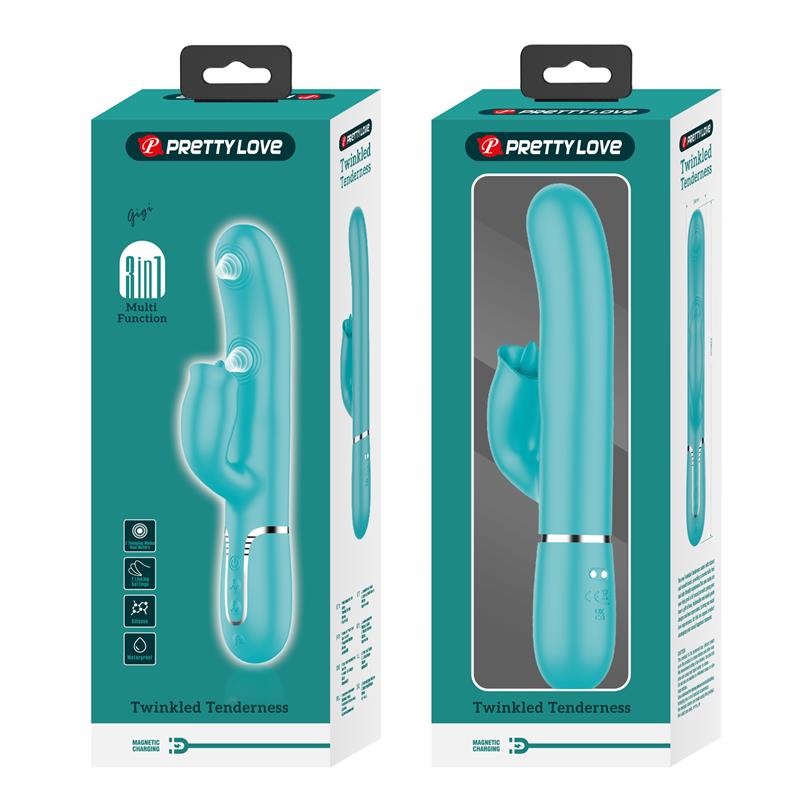 Gigi Vibrator Licking and Thumping Turquoise Gigi Vibrator Licking and Thumping Turquoise - Image 11
