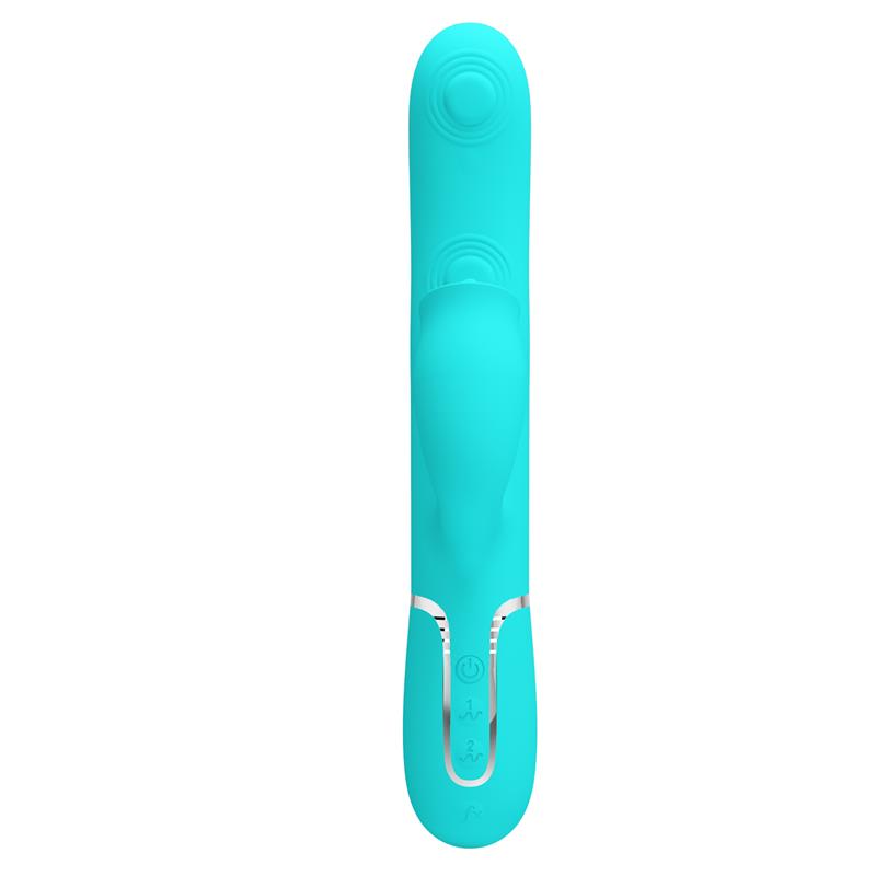Gigi Vibrator Licking and Thumping Turquoise Gigi Vibrator Licking and Thumping Turquoise - Image 3
