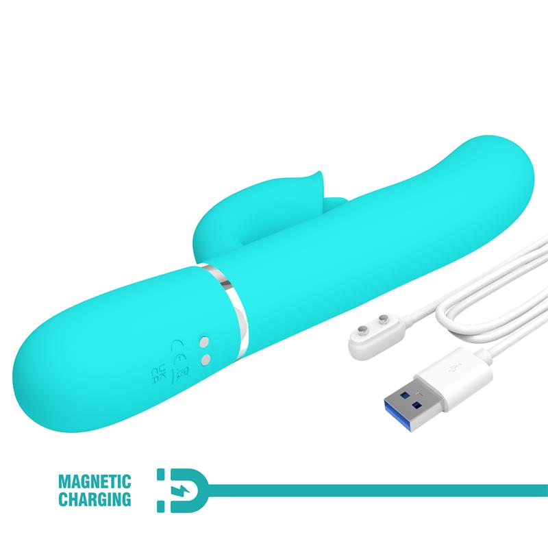 Gigi Vibrator Licking and Thumping Turquoise Gigi Vibrator Licking and Thumping Turquoise - Image 10