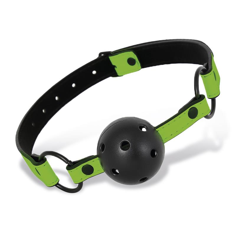 Glow in the Dark Breathable Ball Gag Glow in the Dark Breathable Ball Gag - immagine 4