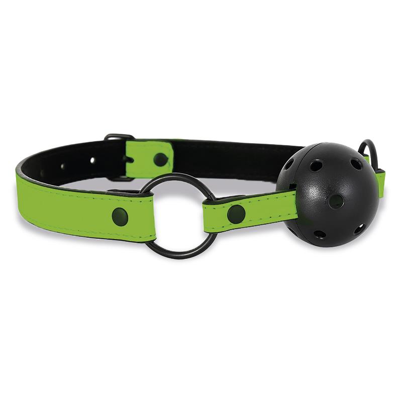 Glow in the Dark Breathable Ball Gag Glow in the Dark Breathable Ball Gag - immagine 5