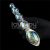 Glow in the Dark Glass Dildo Dark Twilight Gleam Tantalizing Orbs