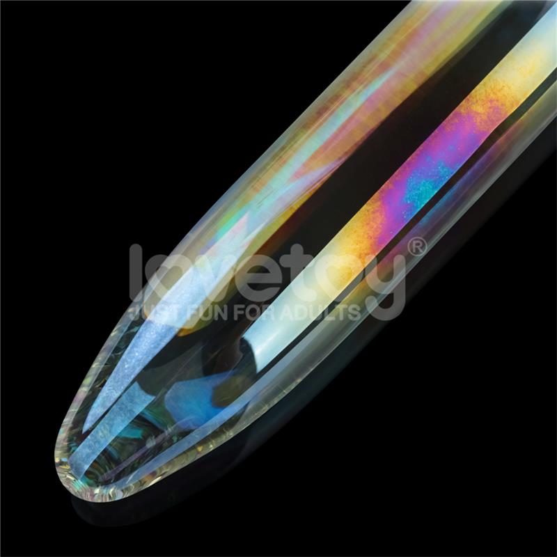 Glow in the Dark Glass Dildo Twilight Gleam Prism Glass Glow in the Dark Glass Dildo Twilight Gleam Prism Glass - Image 3