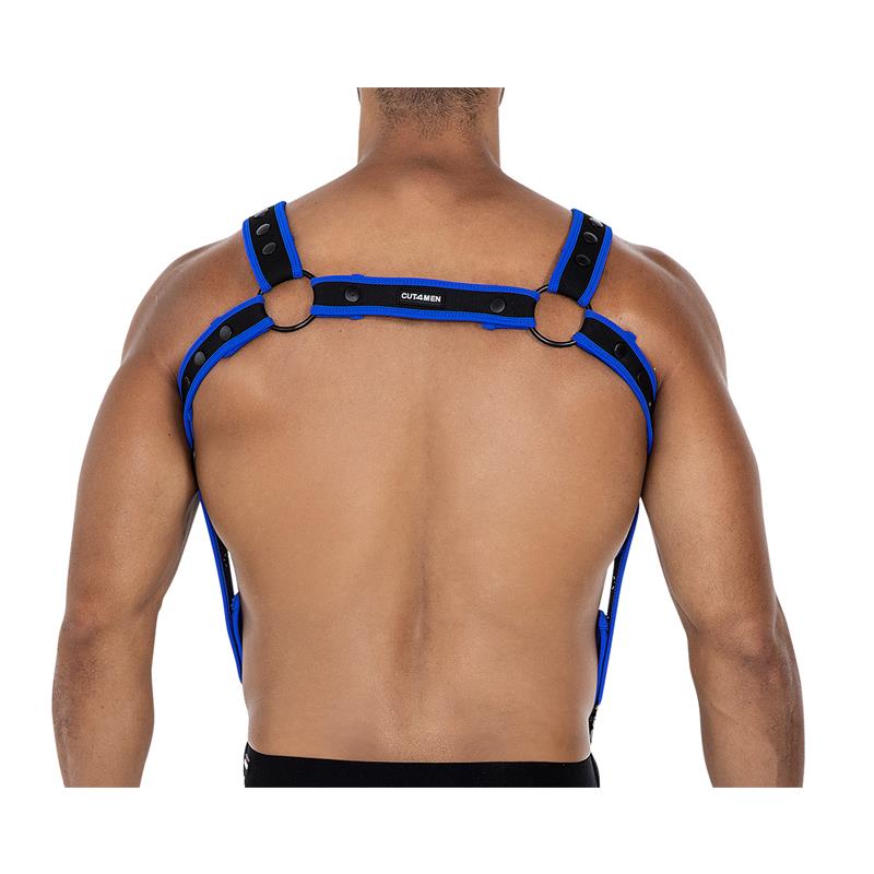 H4RNESS05 Chest Harness Neon Electric Blue One Size H4RNESS05 Chest Harness Neon Electric Blue One Size - immagine 3