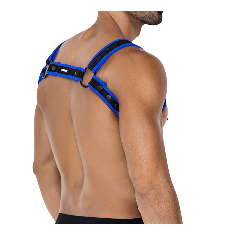 H4RNESS05 Chest Harness Neon Electric Blue One Size H4RNESS05 Chest Harness Neon Electric Blue One Size - immagine 4