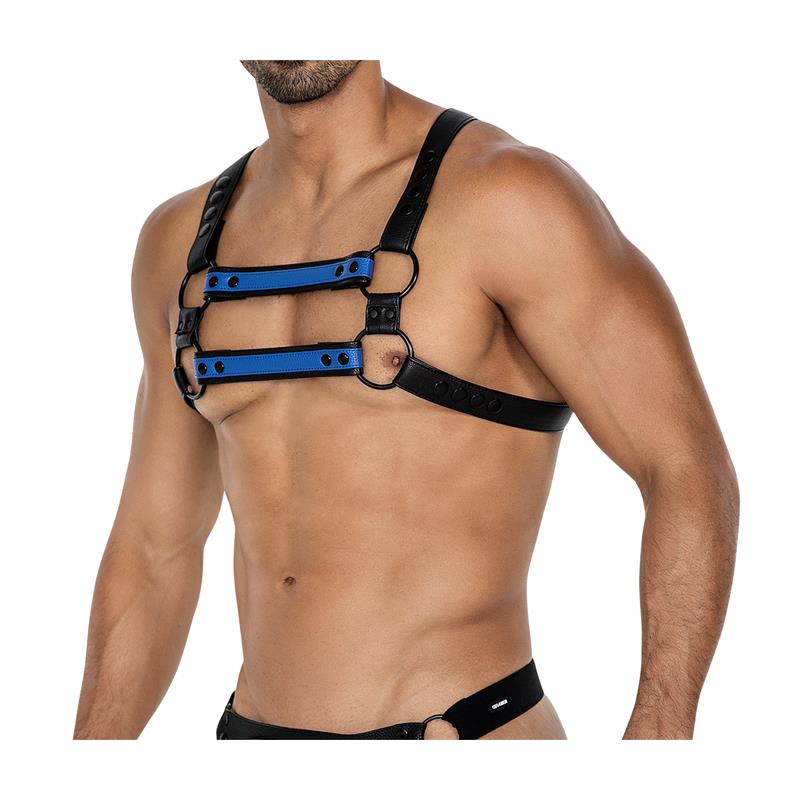 H4RNESS06 Chest Harness 4WAY Radiant Blue One Size H4RNESS06 Chest Harness 4WAY Radiant Blue One Size - Image 2