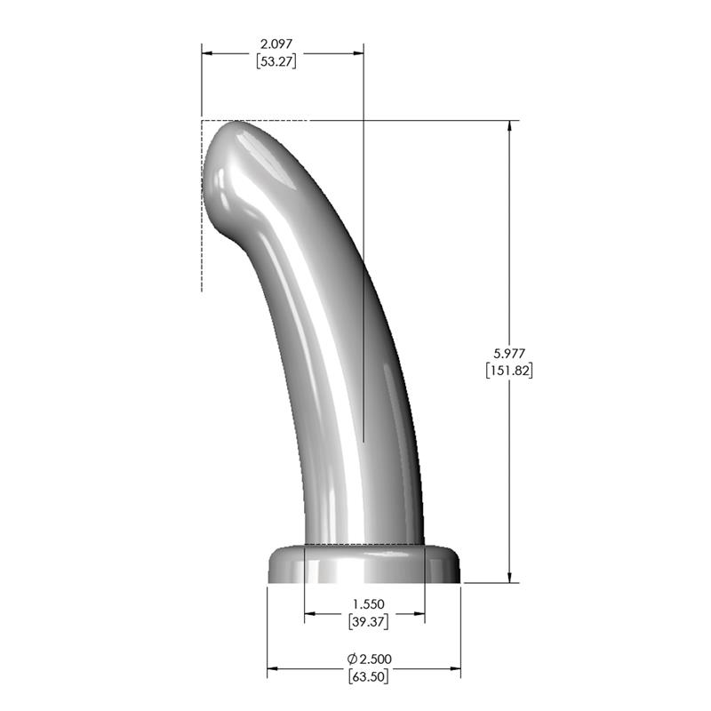 Dildo Herspot Golden Rose di medie dimensioni Dildo Herspot Golden Rose di medie dimensioni - immagine 6