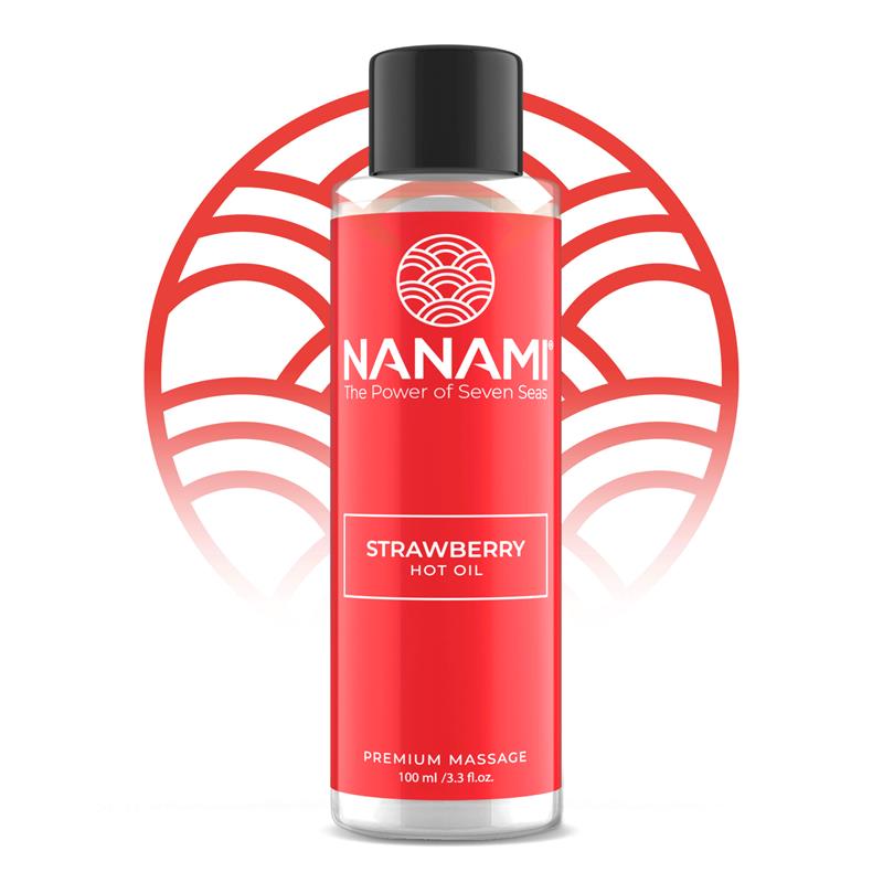 Massaggio con olio caldo al profumo di fragola dolce con effetto riscaldante 100 ml Hot Oil Massage Sweet Strawberry Aroma Heat Effect 100 ml