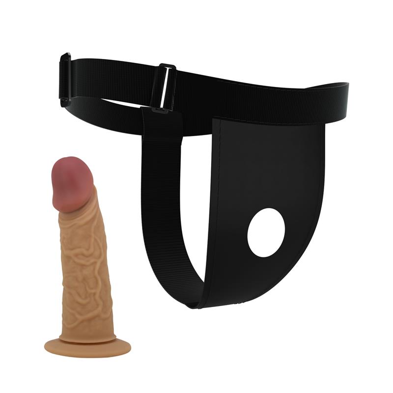 Houston Strap-On Harness with Hollow Dildo Houston Strap-On Harness with Hollow Dildo - Image 4